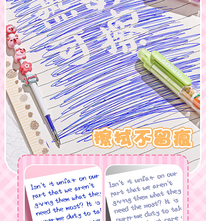 Click-Type Erasable Gel Pen(A box of 2 pens)