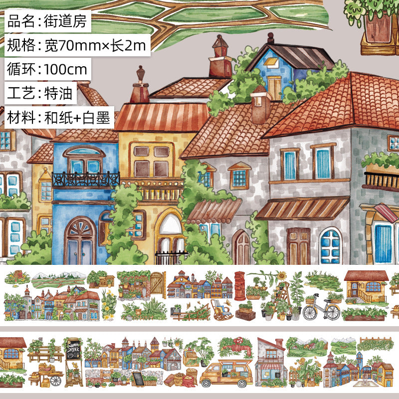 Landscaping Foundation Washi Tape