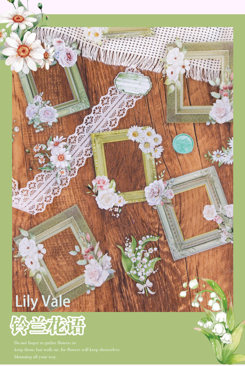 Floral Elements Journaling Sticker Pack - Botanical Decor Bundle