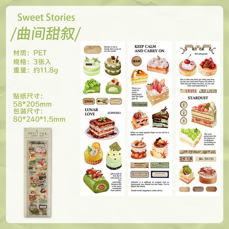 Food Stickers Set - DIY Scene Creator Kit for Journals/Planners