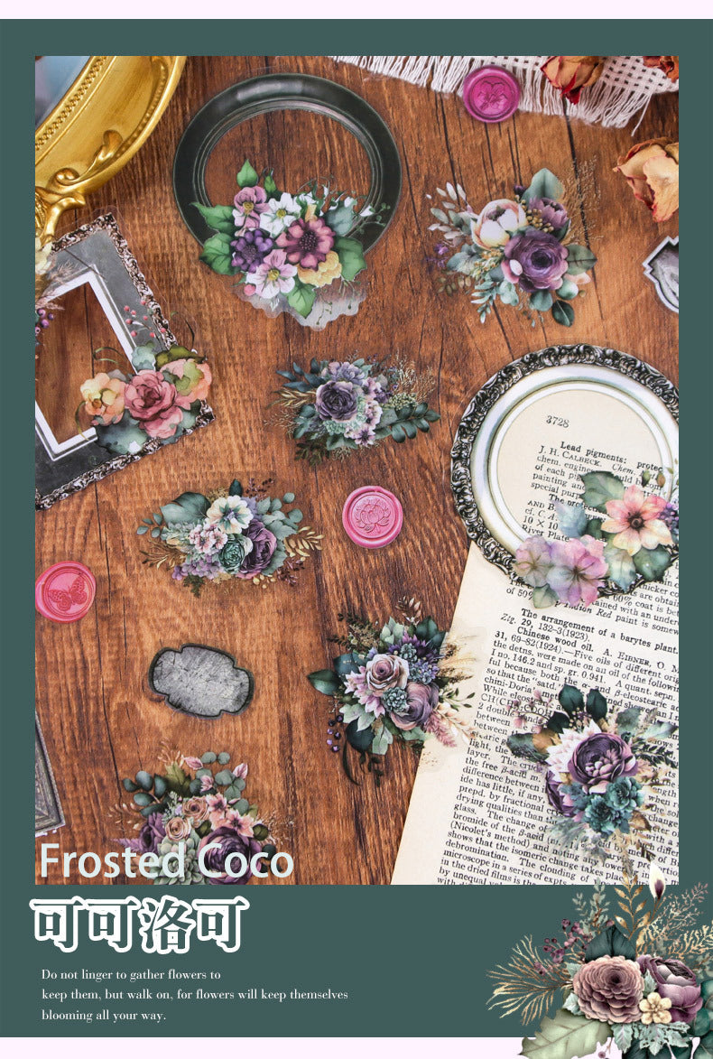 Floral Elements Journaling Sticker Pack - Botanical Decor Bundle