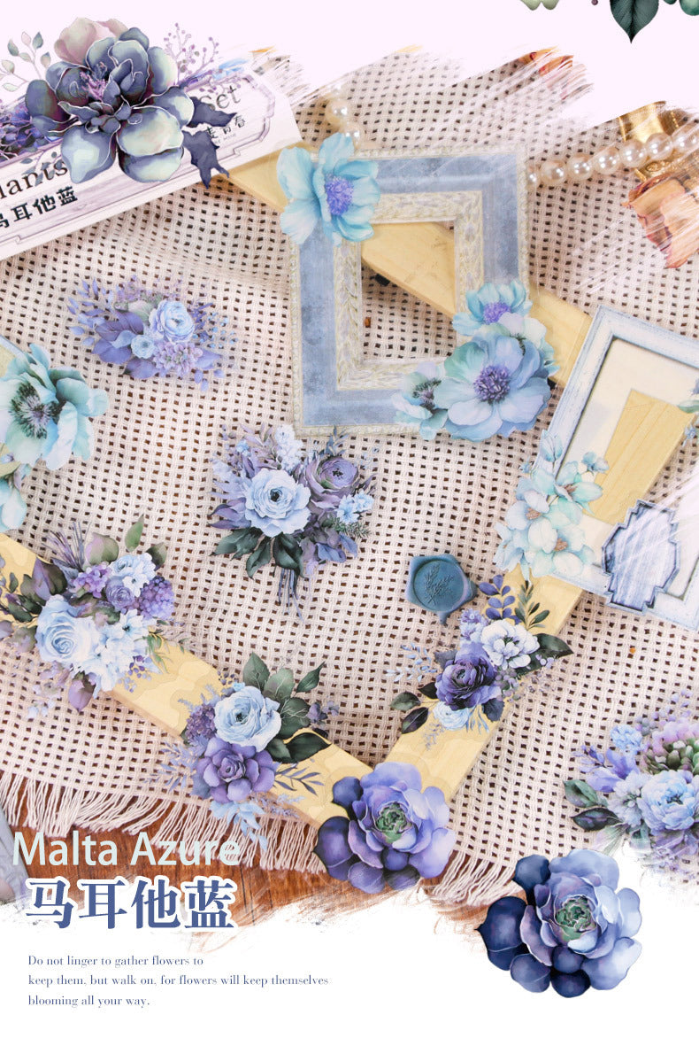 Floral Elements Journaling Sticker Pack - Botanical Decor Bundle