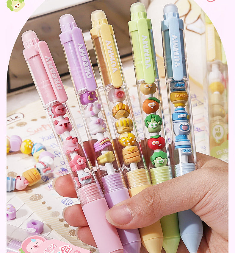 Click-Type Erasable Gel Pen(A box of 2 pens)