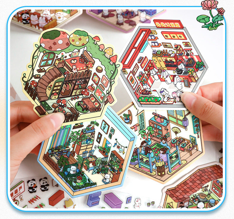 Mini World Stickers: Build Adorable 3D Dioramas Anywhere