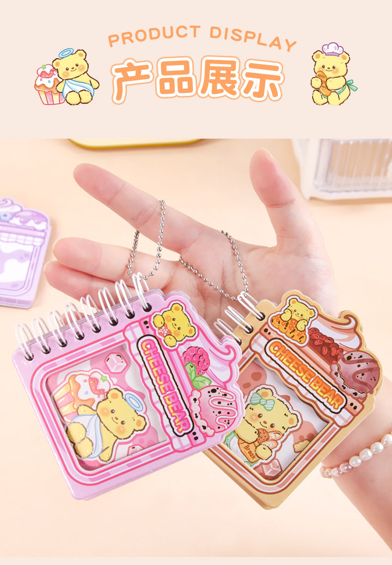 Pocket-Sized Cute Wirebound Notebook.Random.