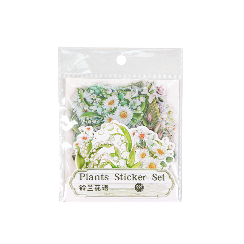 Floral Elements Journaling Sticker Pack - Botanical Decor Bundle