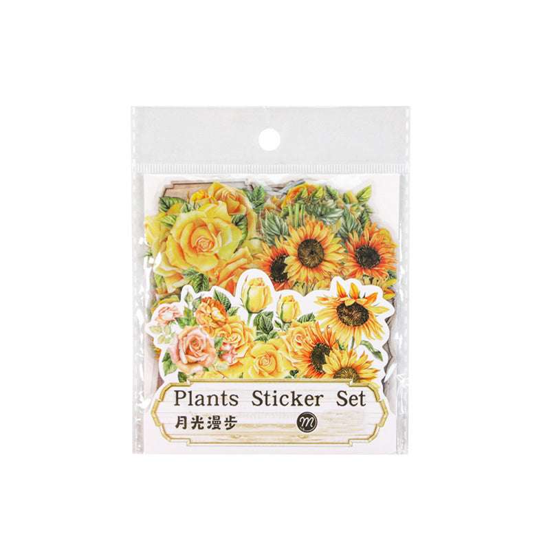 Floral Elements Journaling Sticker Pack - Botanical Decor Bundle