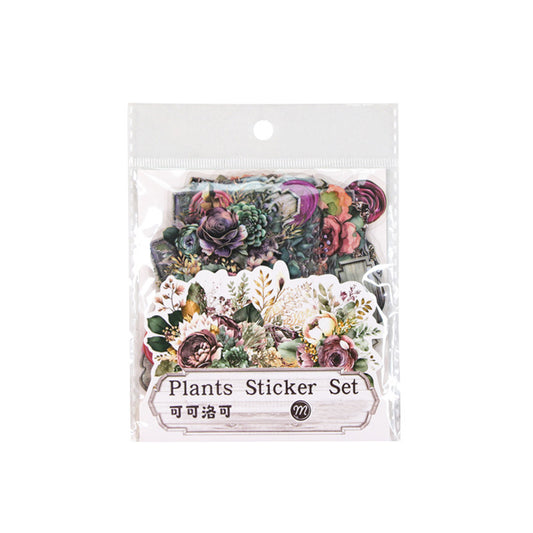 Floral Elements Journaling Sticker Pack - Botanical Decor Bundle