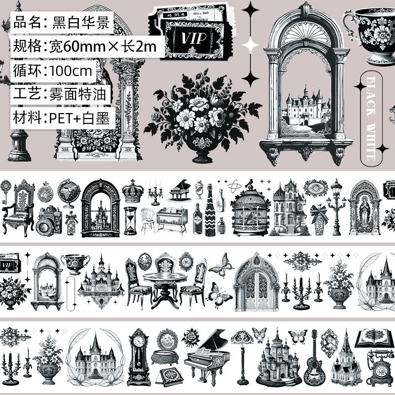 Character-Themed Background Embellishments for Bullet Journals