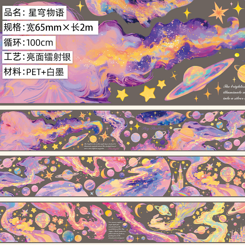 Character-Themed Background Embellishments for Bullet Journals