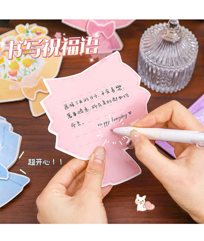 Tulip Flower Card with Rhinestones - DIY Handcrafted Pop-Up Greeting Card Kit