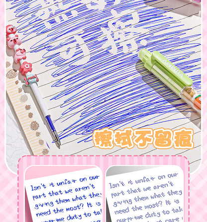 Click-Type Erasable Gel Pen(A box of 2 pens)
