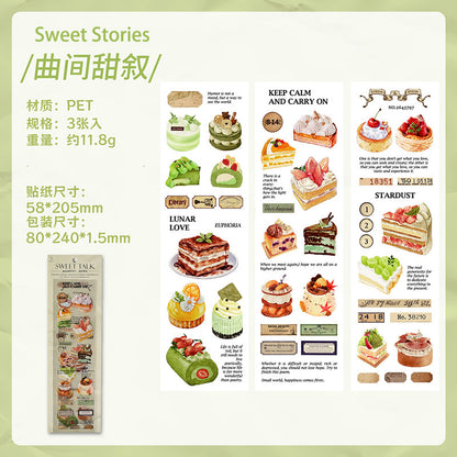Food Stickers Set - DIY Scene Creator Kit for Journals/Planners