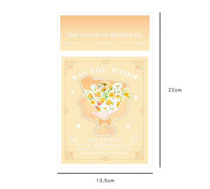 Tulip Flower Card with Rhinestones - DIY Handcrafted Pop-Up Greeting Card Kit