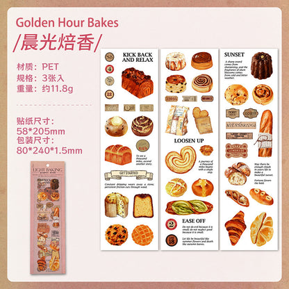 Food Stickers Set - DIY Scene Creator Kit for Journals/Planners