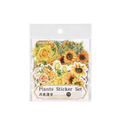 Floral Elements Journaling Sticker Pack - Botanical Decor Bundle