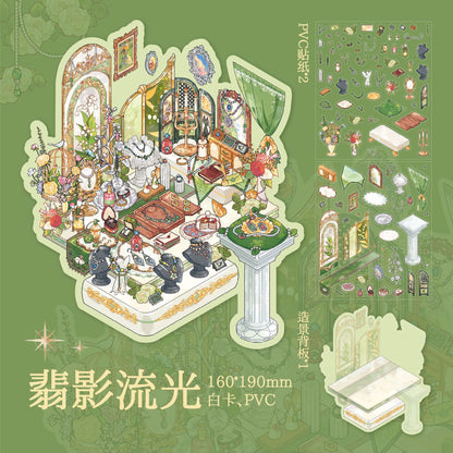 Diorama-Maker Stickers for Tiny World Organizing